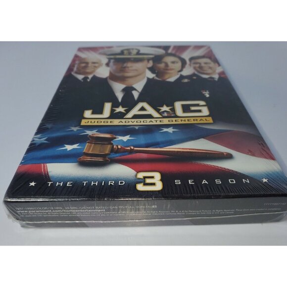 JAG The Complete 3rd Third Season 3 Three ~ BRAND NEW 6-DISC DVD SET-SEALED! - Picture 3 of 5